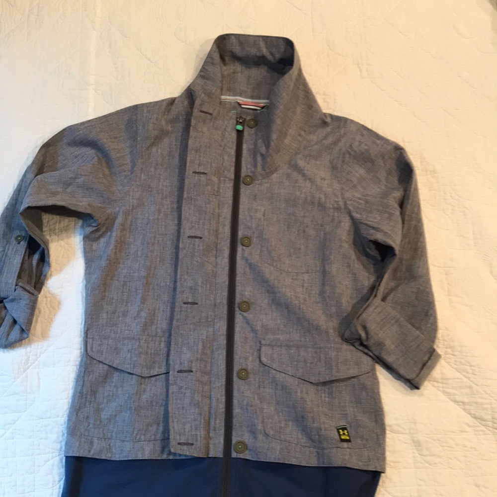 Under Armour denim colored light weight jacket